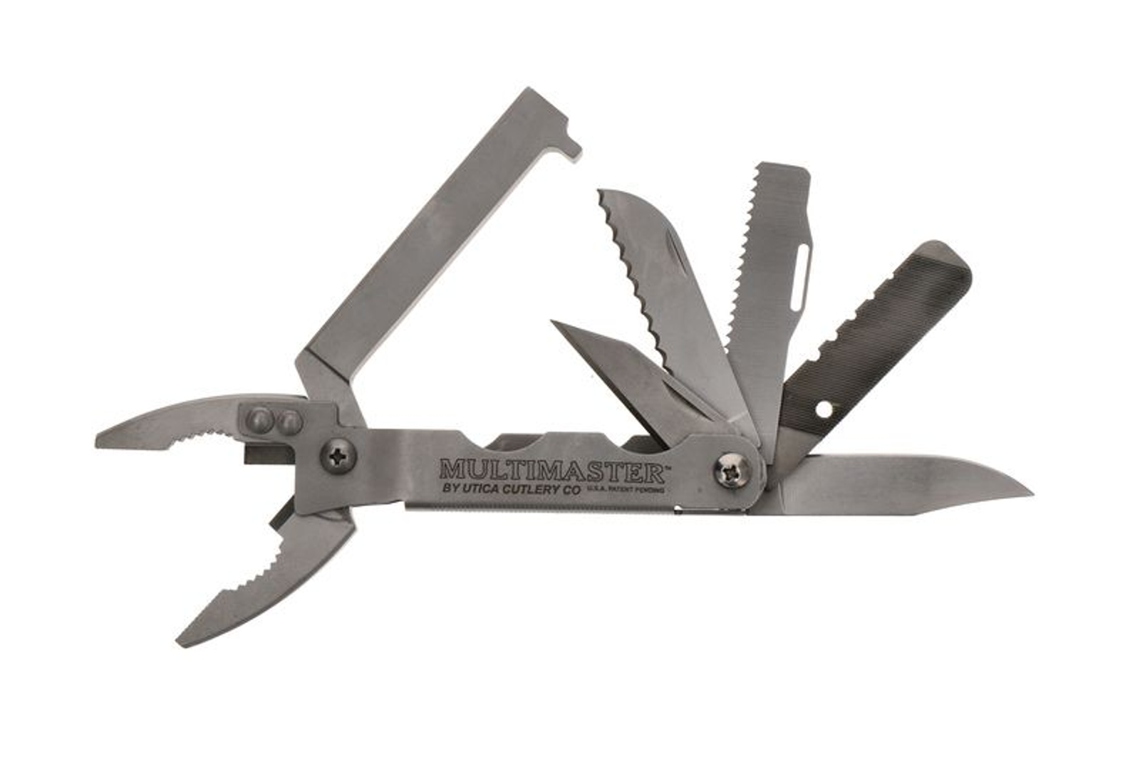 Utica USA Multimaster Multi-Tool with Pliers, Blades, Saw & Sheath – Made in USA