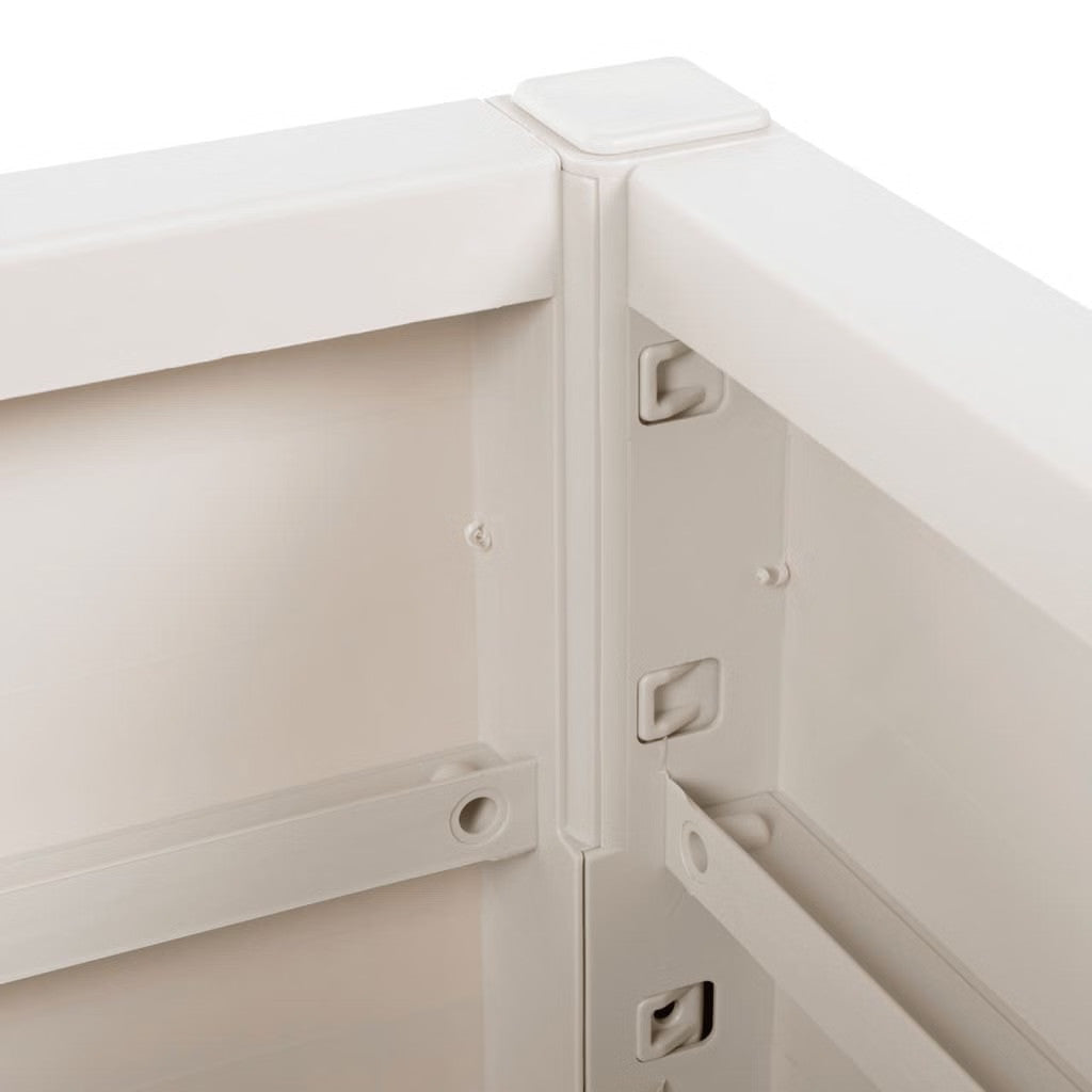Garden Planter White Polypropylene Medium Durable Planter