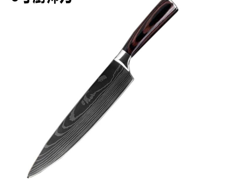 Chef Knife Set 8-Piece – Professional Stainless Steel Kitchen Knives