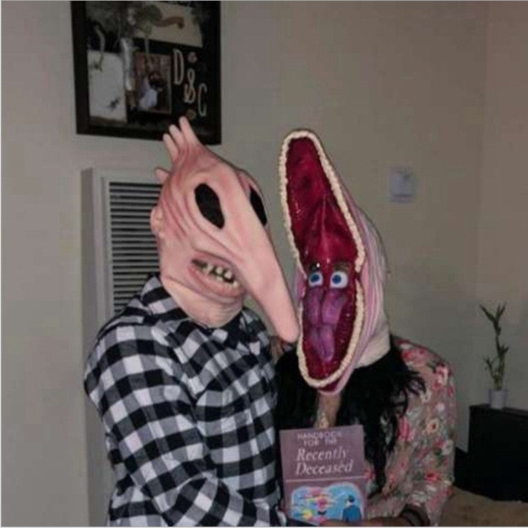 Halloween Devil Mask Trick Adam