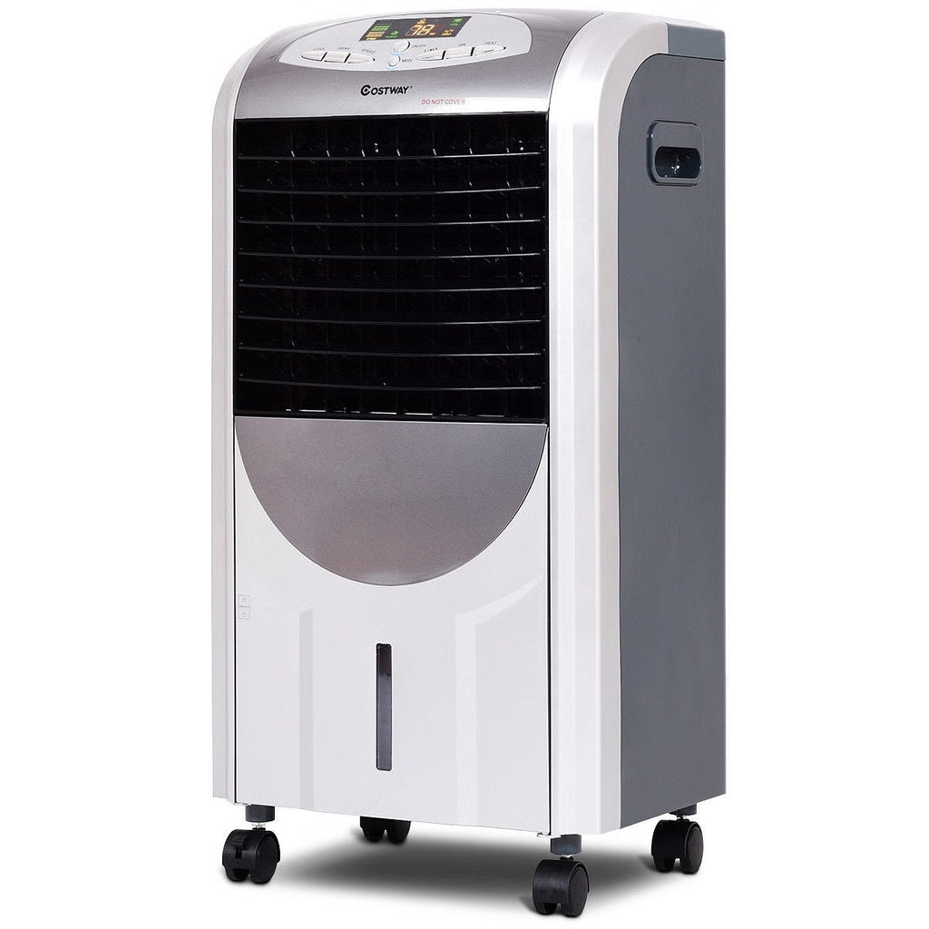 Costway 4-in-1 Portable Air Cooler Fan with Heater, Humidifier & Purifier