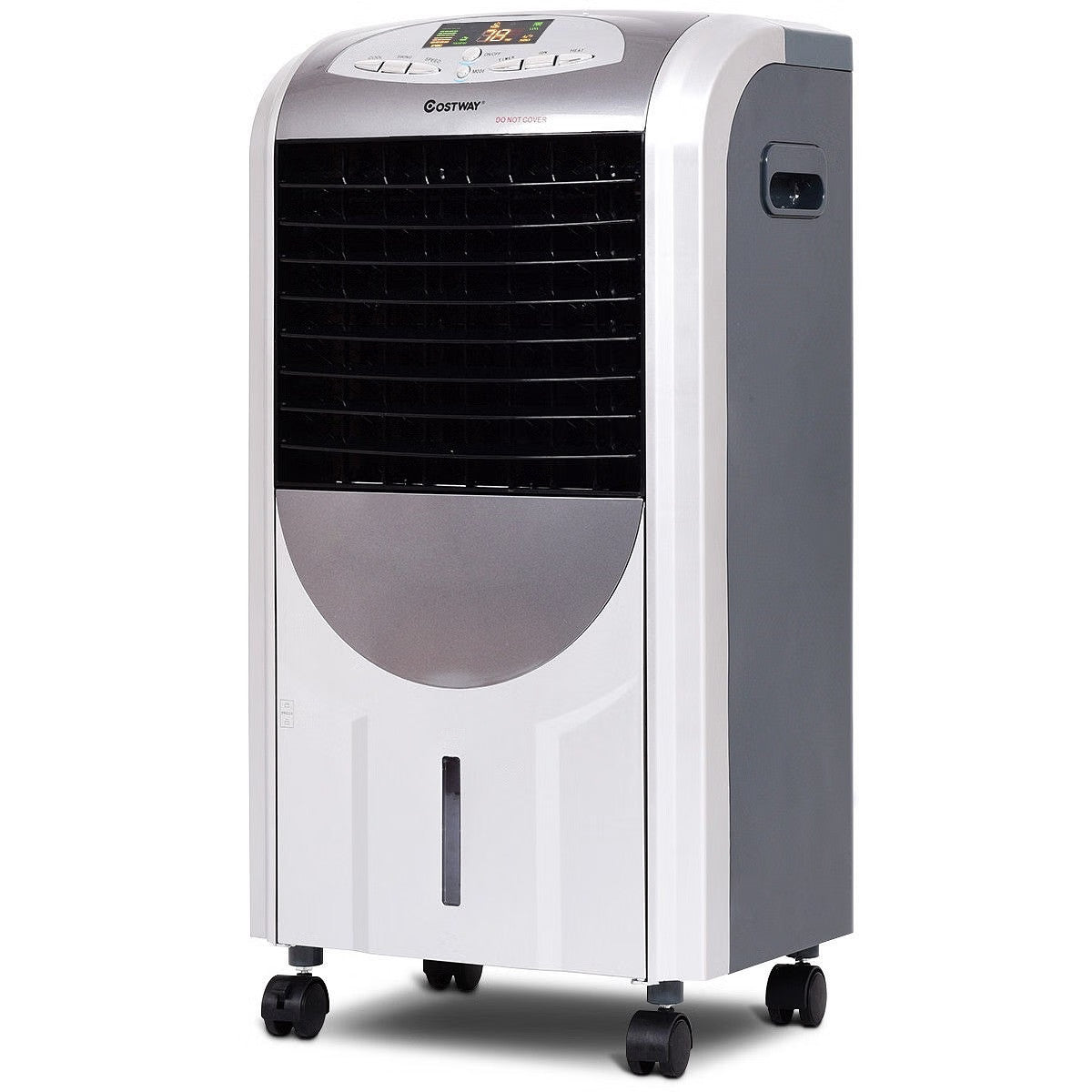 Costway 4-in-1 Portable Air Cooler Fan with Heater, Humidifier & Purifier