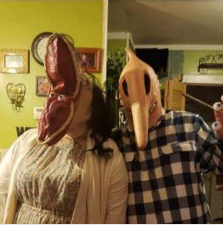 Halloween Devil Mask Trick Adam
