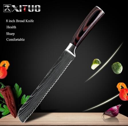 Chef Knife Set 8-Piece – Professional Stainless Steel Kitchen Knives