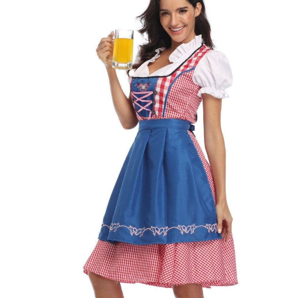 Girls Oktoberfest Bavarian Dirndl Costume – Traditional German Festival Party
