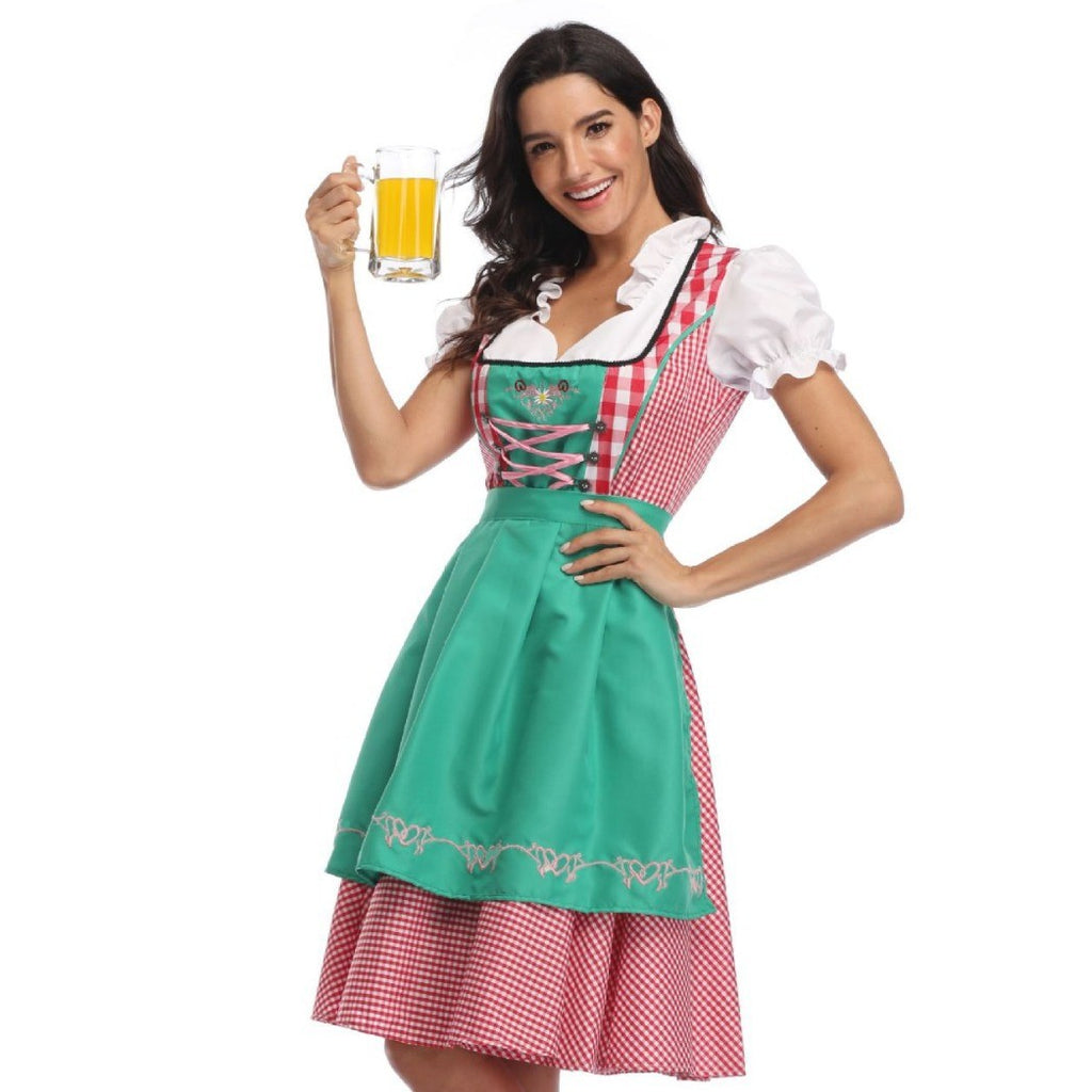 Girls Oktoberfest Bavarian Dirndl Costume – Traditional German Festival Party