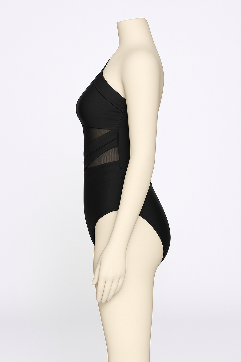 BeWicked Jaqueline Women’s Plus Size One-Piece Swimsuit – Black 1X, Flattering &