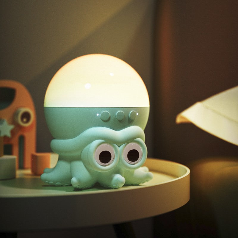 Octopus Ocean Projection Night Light – Kids Nursery LED Bedside Lamp