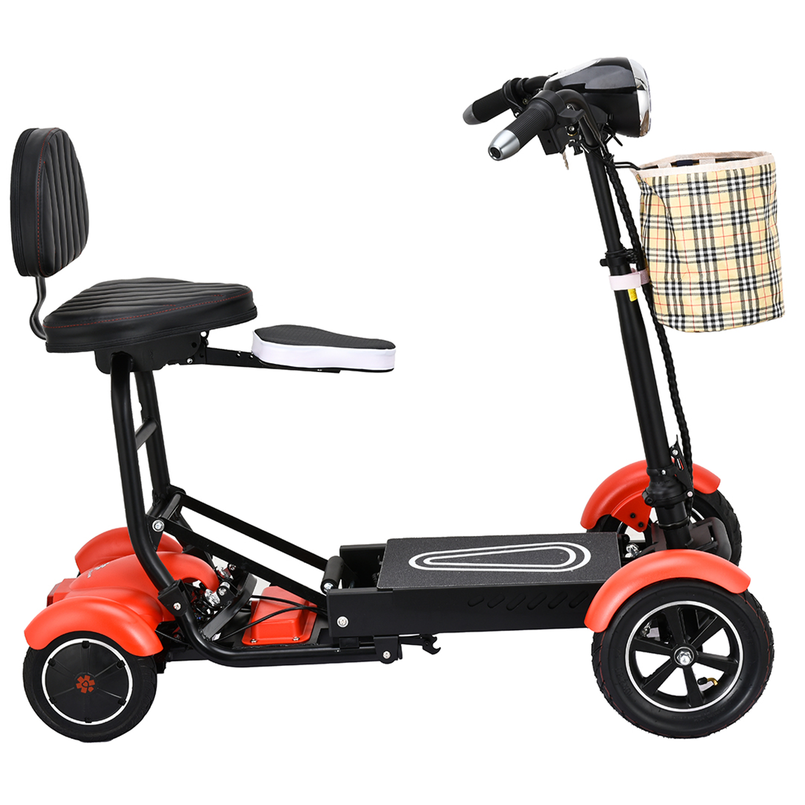 Dragon Mobility Scooter Lightweight 4-Wheel Portable Electric Battery 300 lb Cap