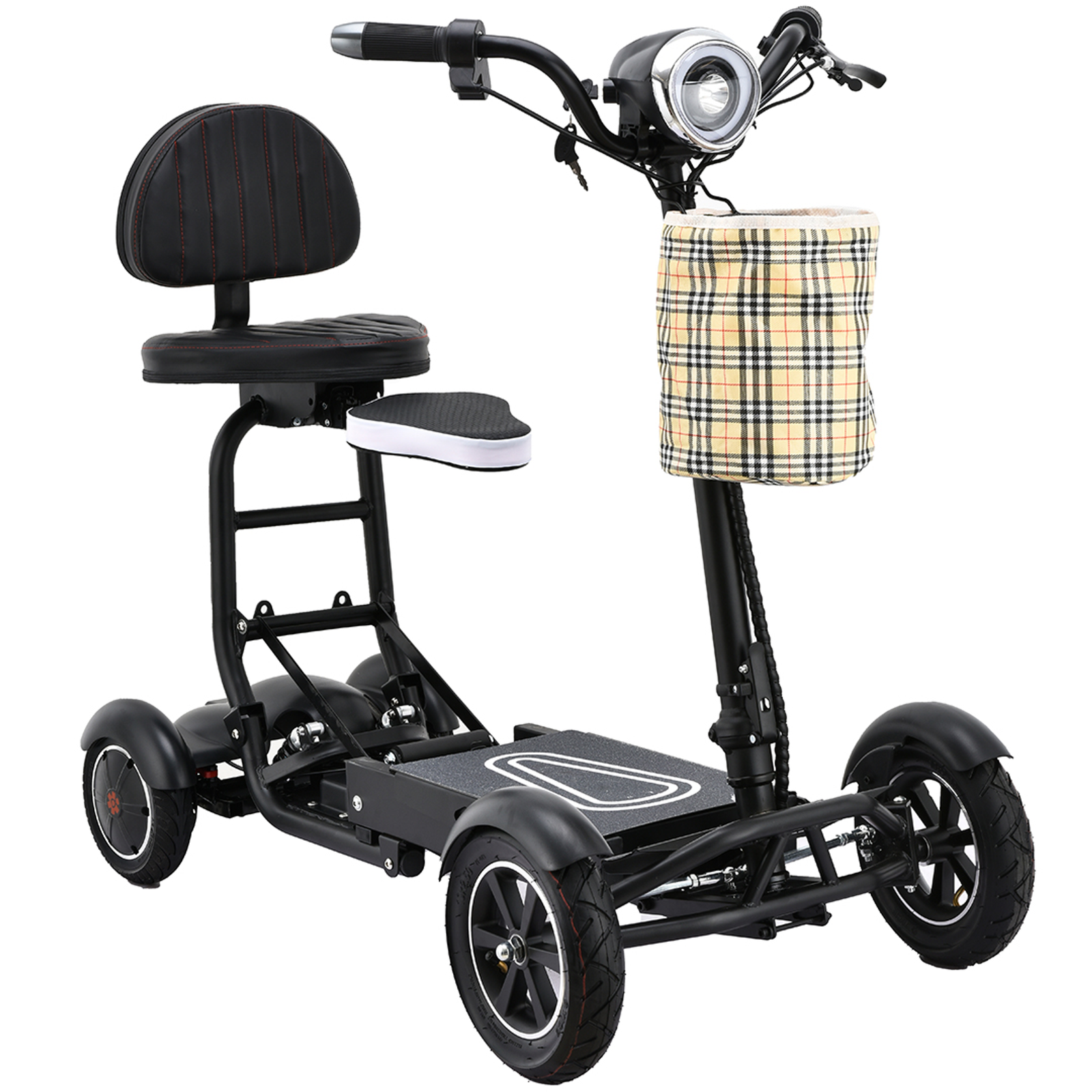 Dragon 4-Wheel Mobility Scooter – Lightweight Electric Battery Powered, Foldable