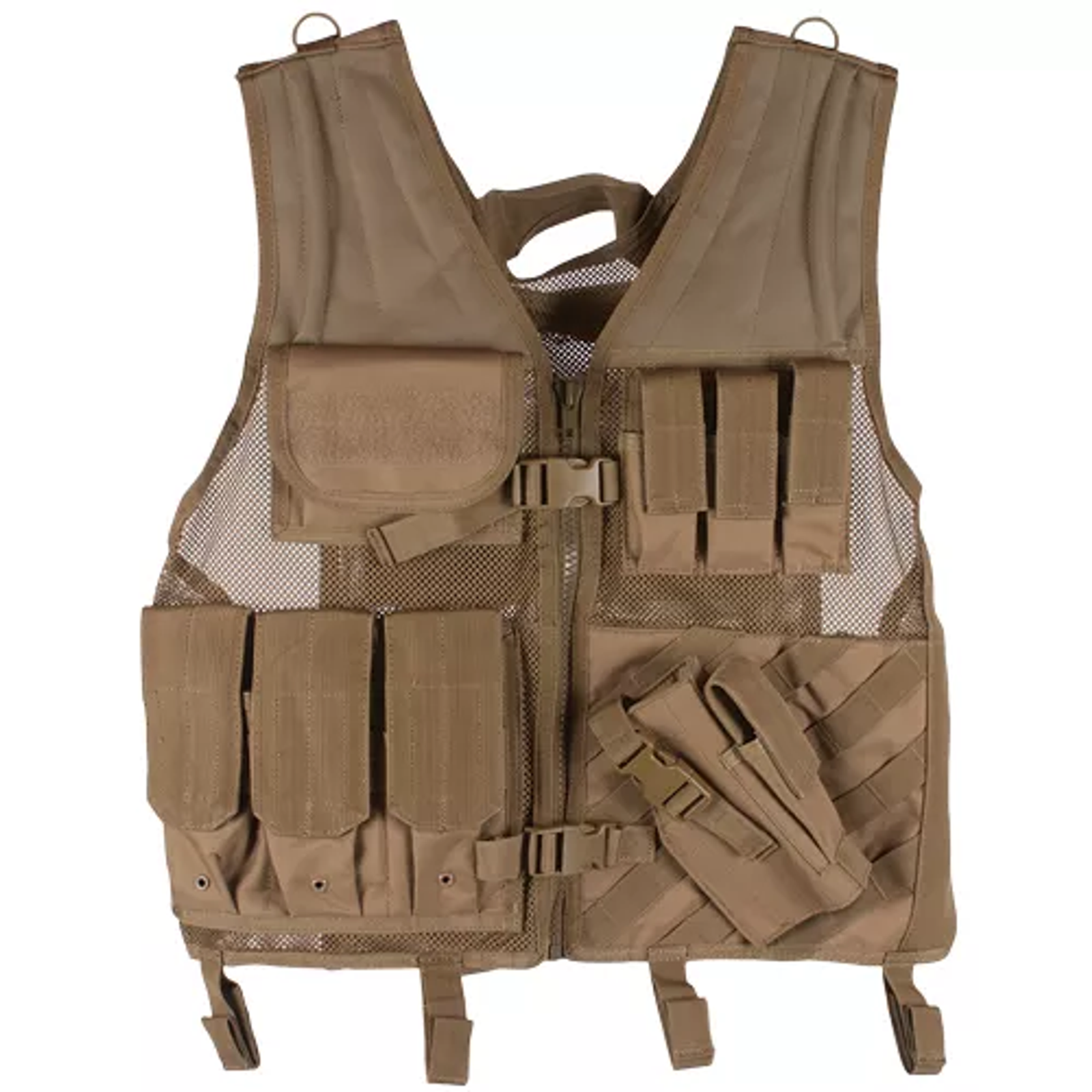 Fox Outdoor Tactical Cross Draw Vest – 2XL/3XL Adjustable Military Assault Gear