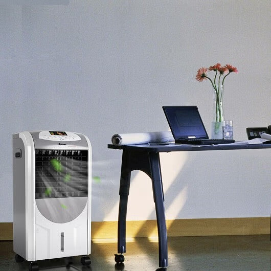 Costway 4-in-1 Portable Air Cooler Fan with Heater, Humidifier & Purifier