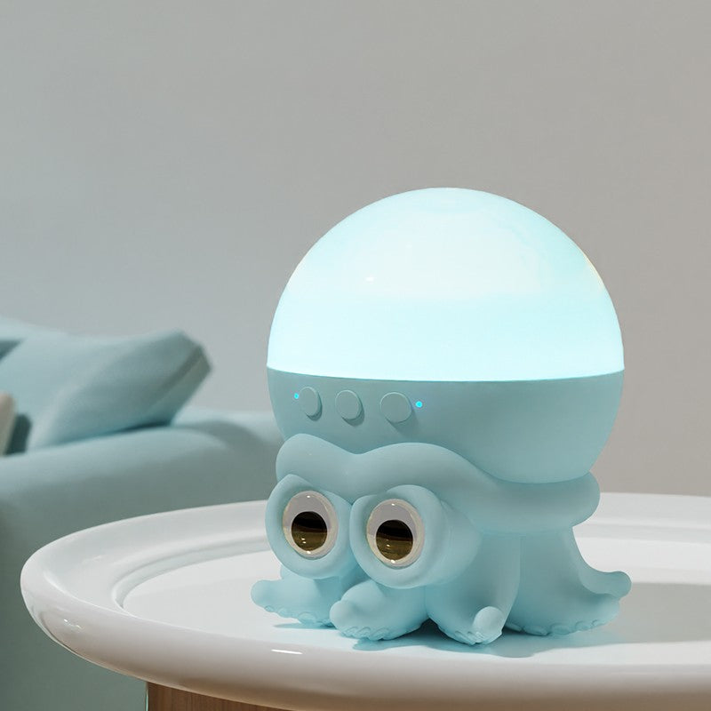 Octopus Ocean Projection Night Light – Kids Nursery LED Bedside Lamp
