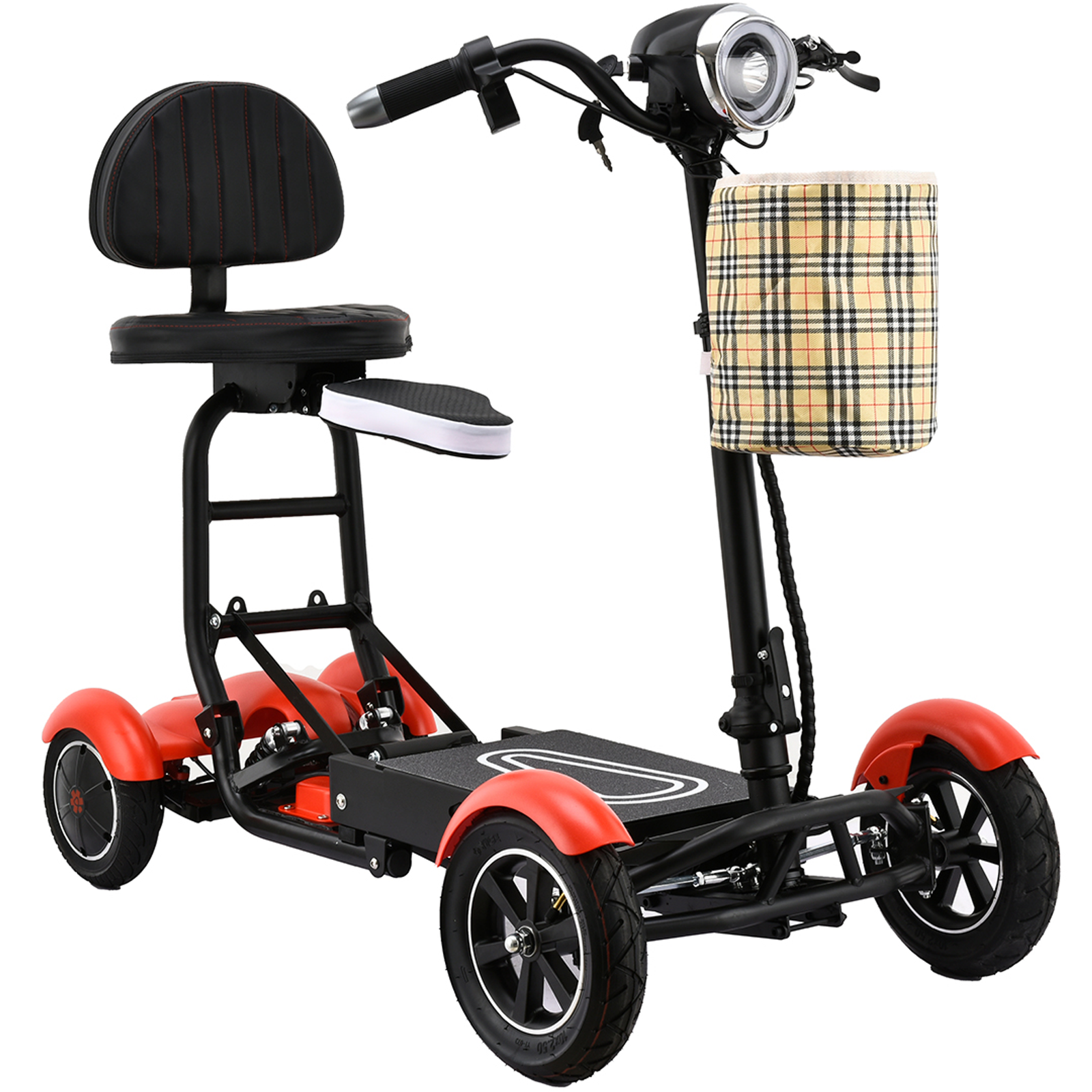 Dragon Mobility Scooter Lightweight 4-Wheel Portable Electric Battery 300 lb Cap