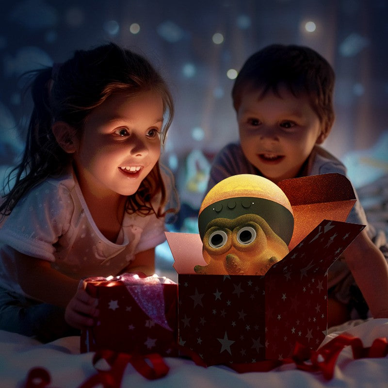 Octopus Ocean Projection Night Light – Kids Nursery LED Bedside Lamp