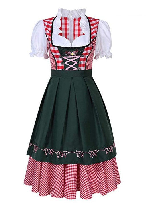 Girls Oktoberfest Bavarian Dirndl Costume – Traditional German Festival Party