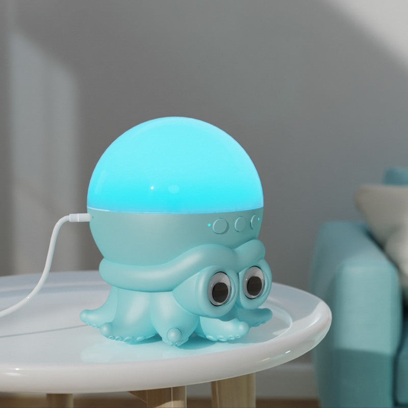 Octopus Ocean Projection Night Light – Kids Nursery LED Bedside Lamp