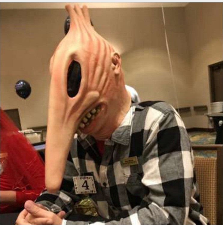 Halloween Devil Mask Trick Adam