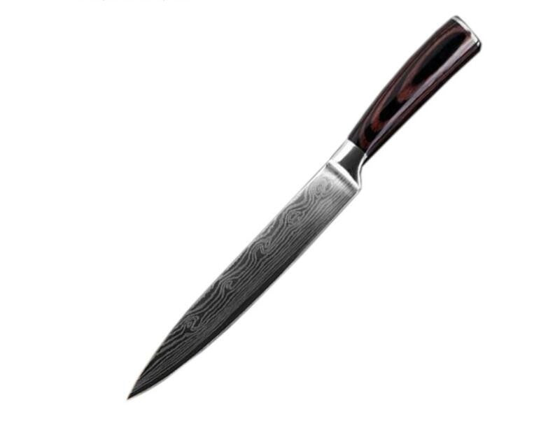 Chef Knife Set 8-Piece – Professional Stainless Steel Kitchen Knives