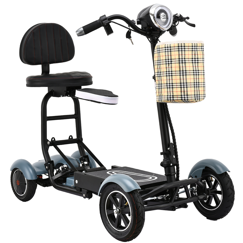 Dragon 4-Wheel Mobility Scooter – Lightweight Electric Battery Powered, Foldable